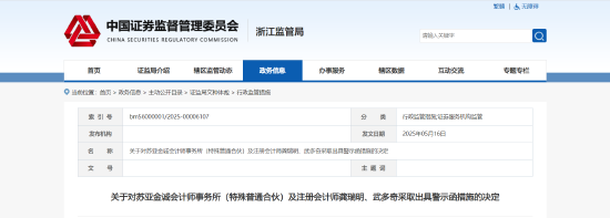 股票配资联系方式 事涉爱康科技审计违规! 苏亚金诚会计师事务所及相关责任人被出具警示函